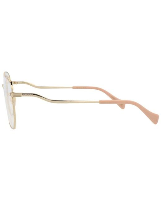 Gucci Metallic Montblanc 56Mm Optical Frames