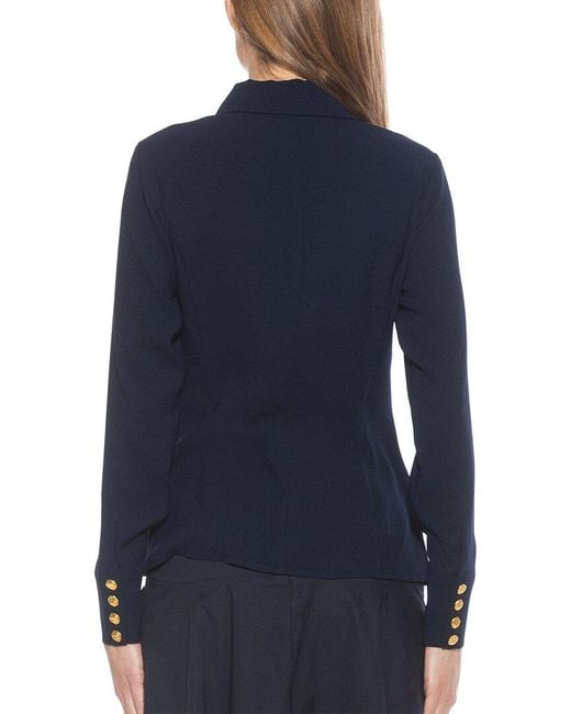 Alexia Admor Blue Leland Shirt