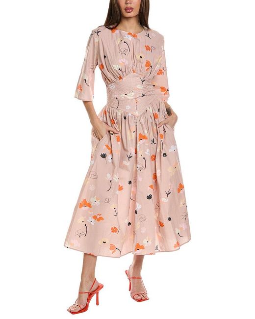 Merlette Pink Rohde Maxi Dress