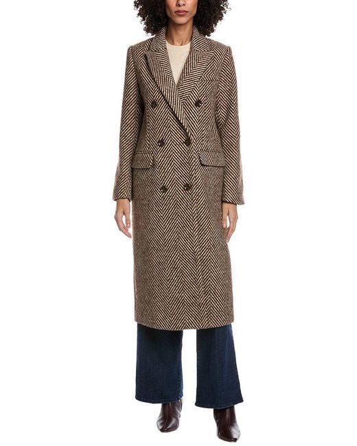 NVLT Natural Retro Wave Boucle Coat