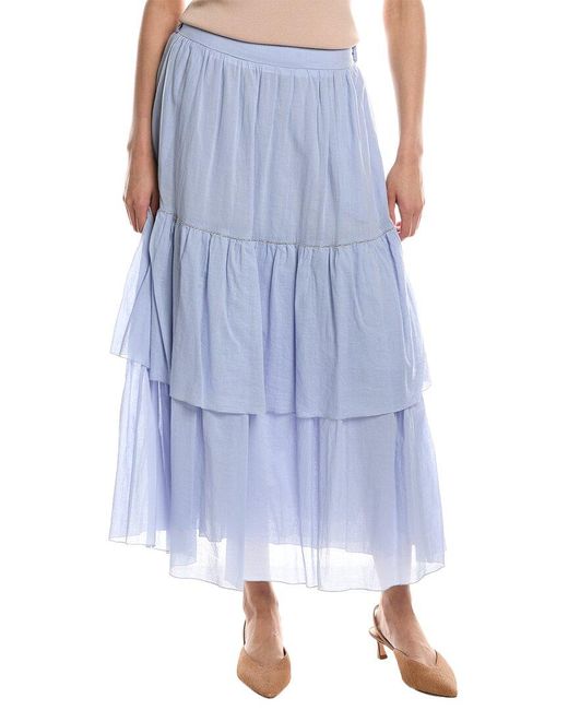 Peserico Blue Skirt