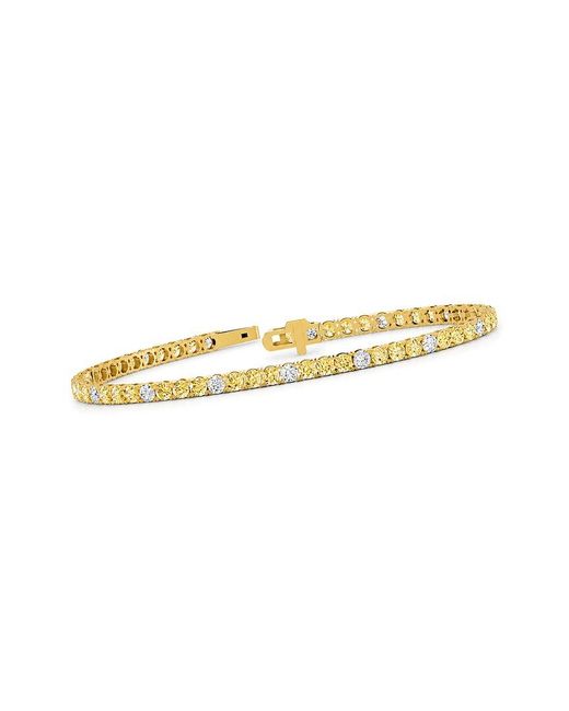 Lab Grown Diamonds White 14K 5.05 Ct. Tw. Lab-Grown Diamond Tennis Bracelet