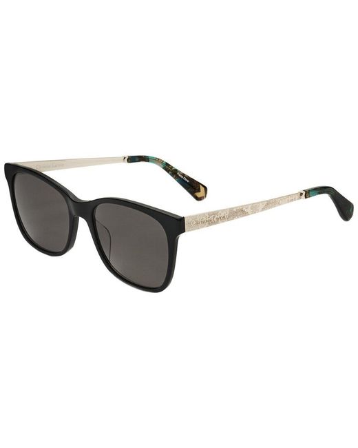 Christian Lacroix Brown Square Plastic Sunglasses