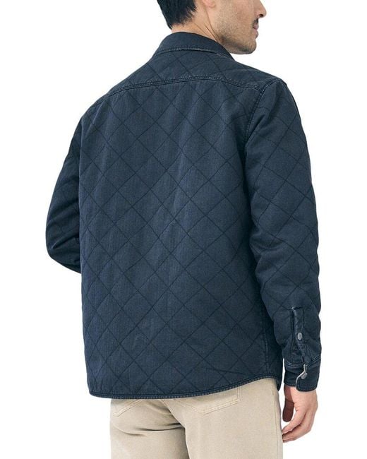 Faherty Brand Blue Reversible Bondi Jacket for men