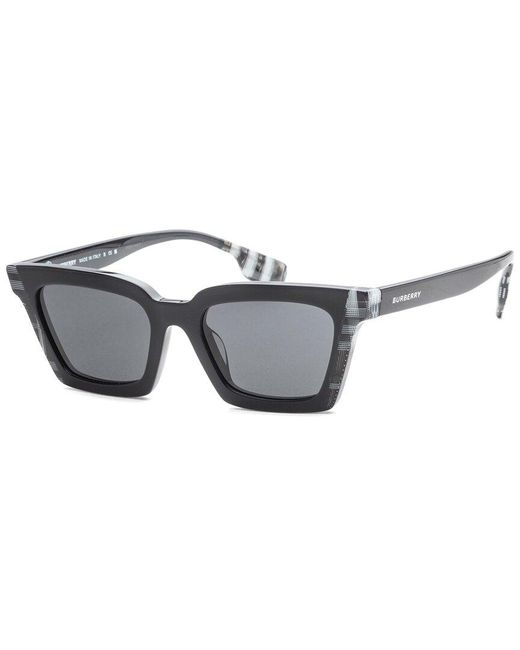 Burberry Gray Briar 52mm Sunglasses