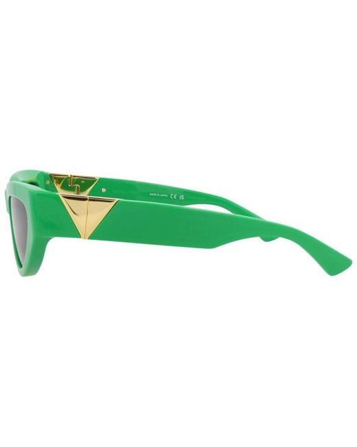 Bottega Veneta Green Bv1176S 55Mm Sunglasses