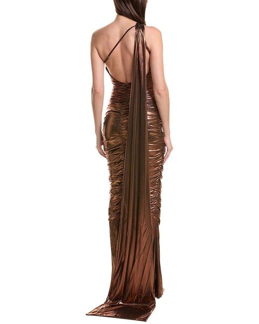 retroféte Brown Mallory Maxi Dress