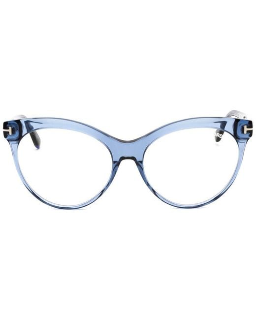 Tom Ford Blue Ft5827-B 55Mm Optical Frames