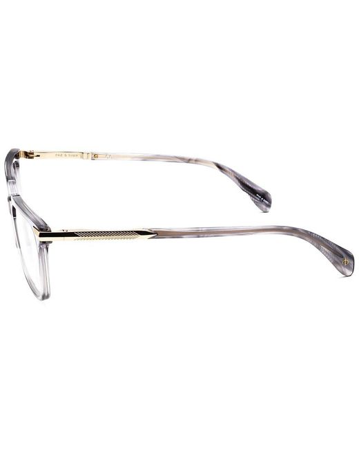Rag & Bone Metallic 51Mm Optical Frames