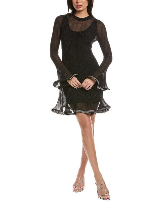 Jonathan Simkhai Black Zelda Mini Dress