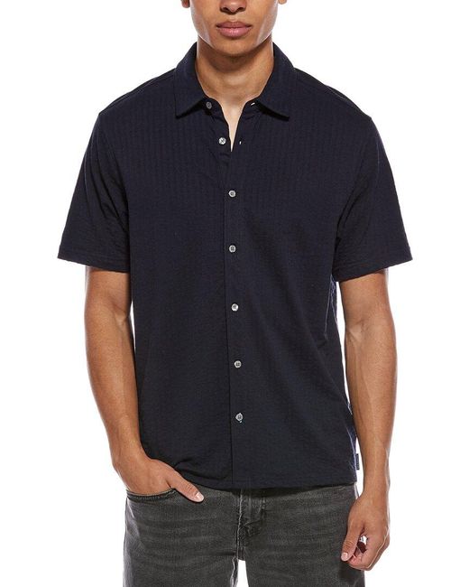 Scotch & Soda Black Knit Shirt for men