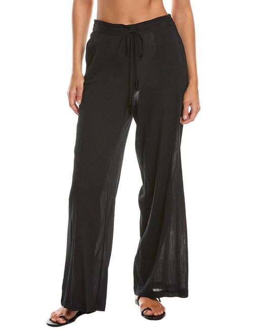 Natori Black Gauze Pant
