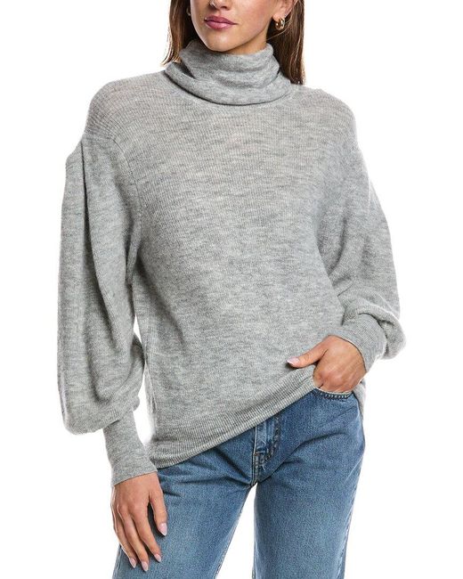 IRO Gray Edyna Alpaca & Wool-Blend Sweater