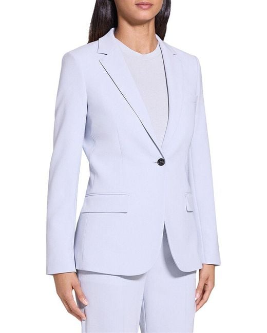 Theory Blue Staple Blazer