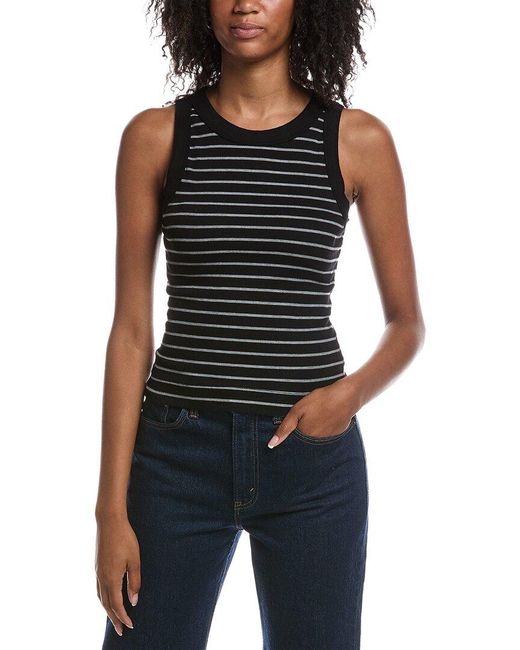 Michael Stars Black Gina Ringer Tank Top