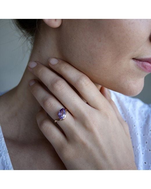 Kai Fine Jewelry Pink 14K Rose 2.70 Ct. Tw. Amethyst Cocktail Ring