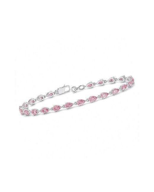 Lab Grown Diamonds White 14K 3.68 Ct. Tw. Lab-Grown Diamond Tennis Bracelet