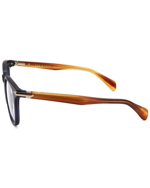 Rag & Bone Metallic 50Mm Optical Frames
