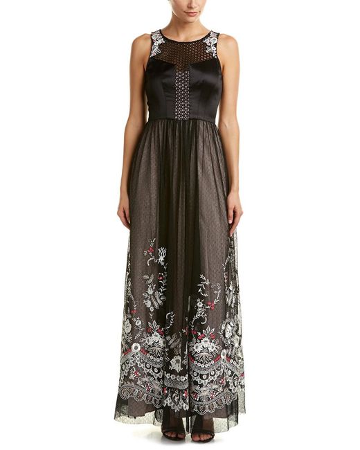 karen millen black maxi dress