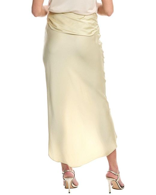 Jonathan Simkhai Metallic Elisabetta Midi Skirt