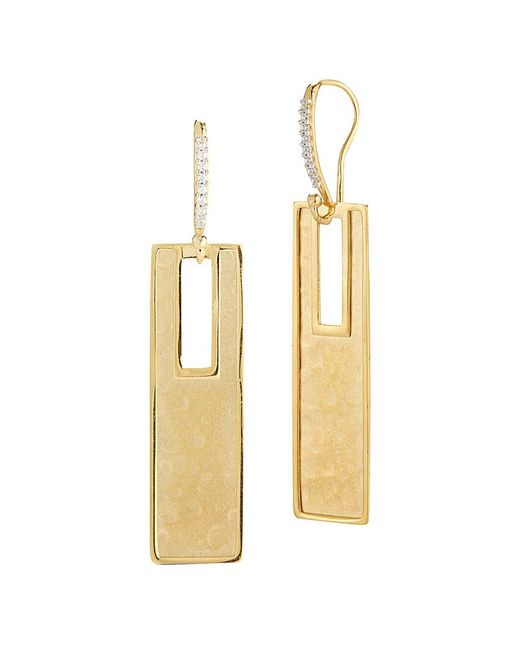 Reiss Metallic 14k 0.10 Ct. Tw. Diamond Earrings