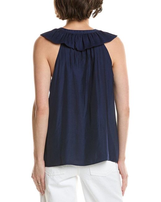 Ramy Brook Blue Flora Top