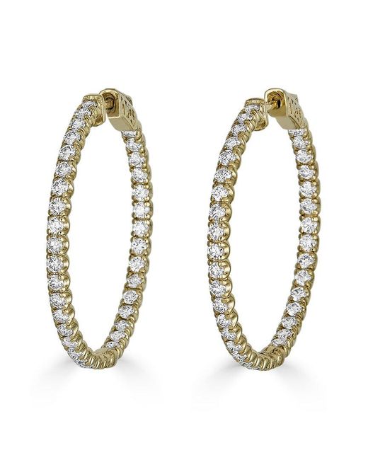 Monary Metallic 14k 2.88 Ct. Tw. Diamond Earrings