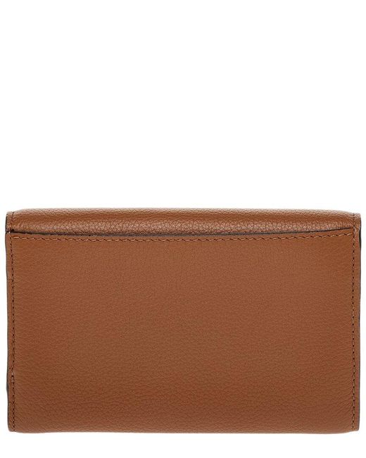 Chloé Brown Marcie Medium Leather Wallet