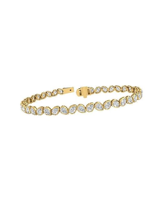 Lab Grown Diamonds White 14K 6.00 Ct. Tw. Lab-Grown Diamond Tennis Bracelet