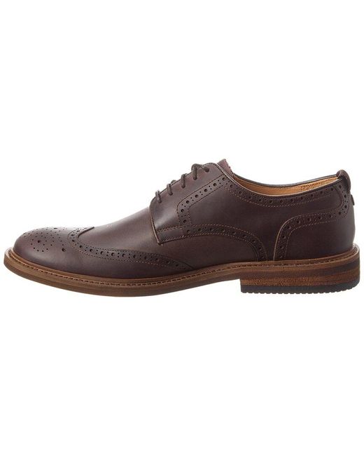 Warfield & Grand Brown Slater Leather Oxford for men