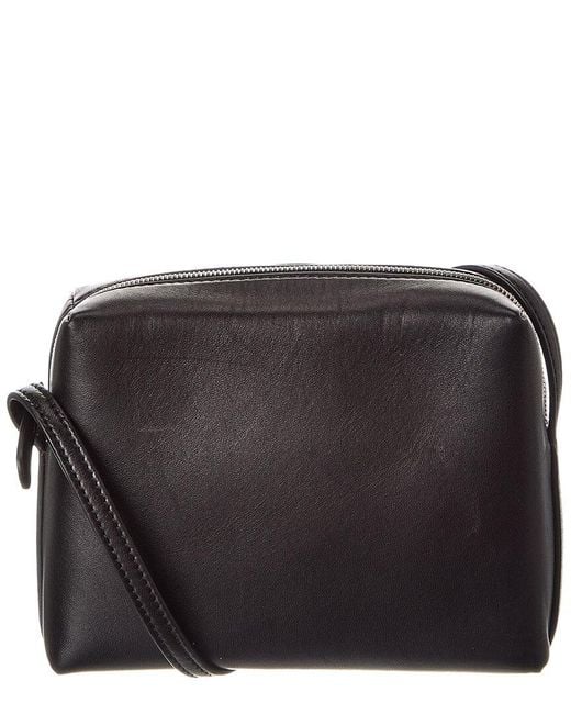 The Row Black Regent Leather Crossbody