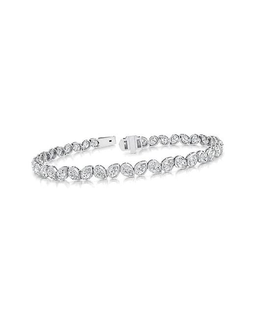 Lab Grown Diamonds White 14K 6.00 Ct. Tw. Lab-Grown Diamond Tennis Bracelet