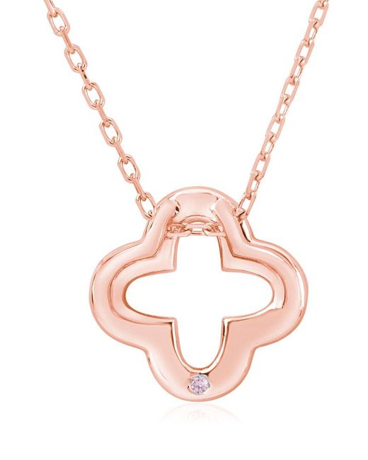 Suzy Levian CZ Jewelry White Suzy Levian Silver Cz Pendant