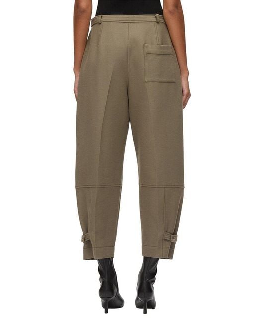 3.1 Phillip Lim Green Wool-Blend Utility Relaxed Tapered Pant