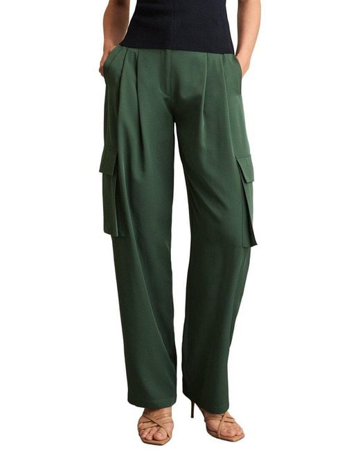 Reiss Green Orla Cargo Trouser