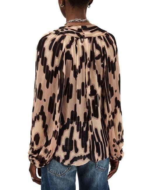 Ba&sh Brown Alof Top