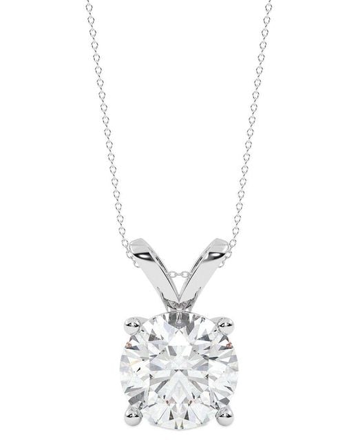 Lab Grown Diamonds White 14k 2.00 Ct. Tw. Lab-grown Diamond Necklace