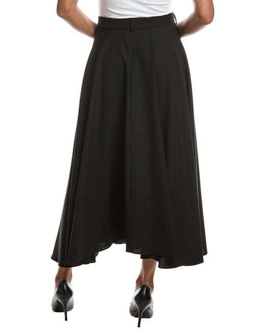 Officine Generale Black Bertille Wool Skirt