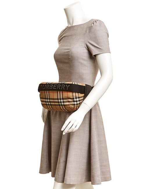 burberry vintage check belt bag