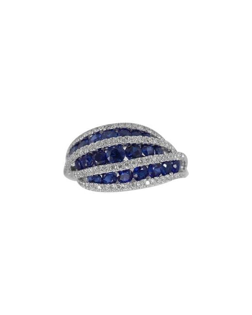 Gregg Ruth Blue 18K 2.38 Ct. Tw. Diamond & Sapphire Ring