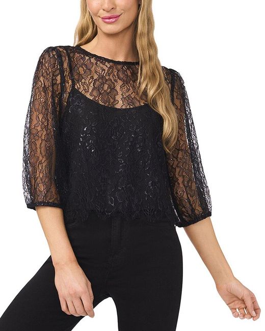 Cece Black Blouse