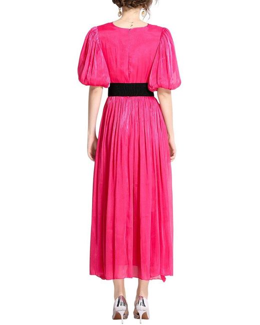 DZA Pink Midi Dress