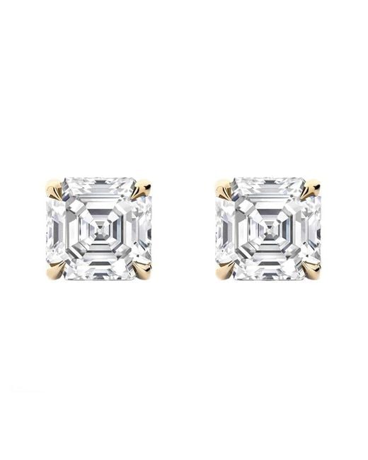 Lab Grown Diamonds Metallic 14k 2.00 Ct. Tw. Lab-grown Diamond Earrings