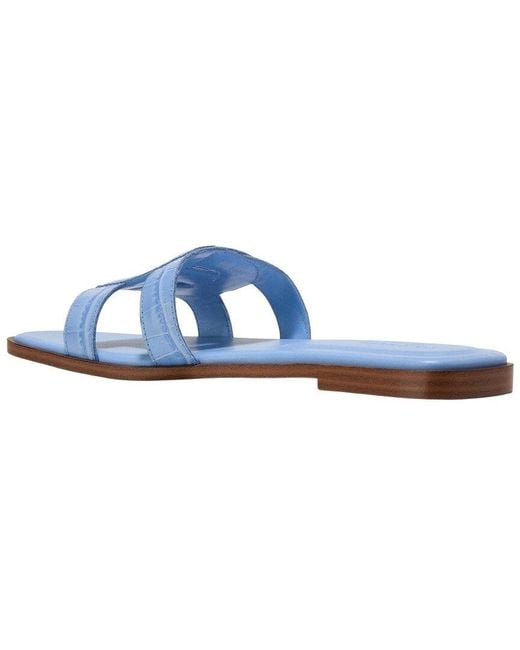 Cole Haan Blue Chrisee Leather Sandal