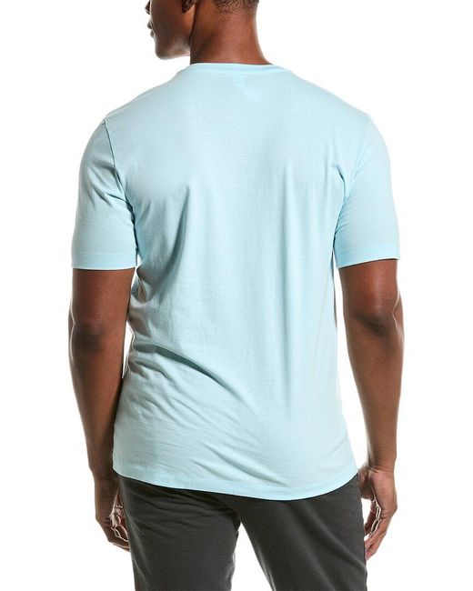 Hanro Blue Crewneck T-shirt for men