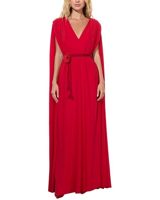 Alice + Olivia Red Zenaida Gown