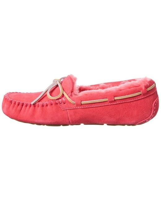 Ugg Pink Dakota Suede Slipper