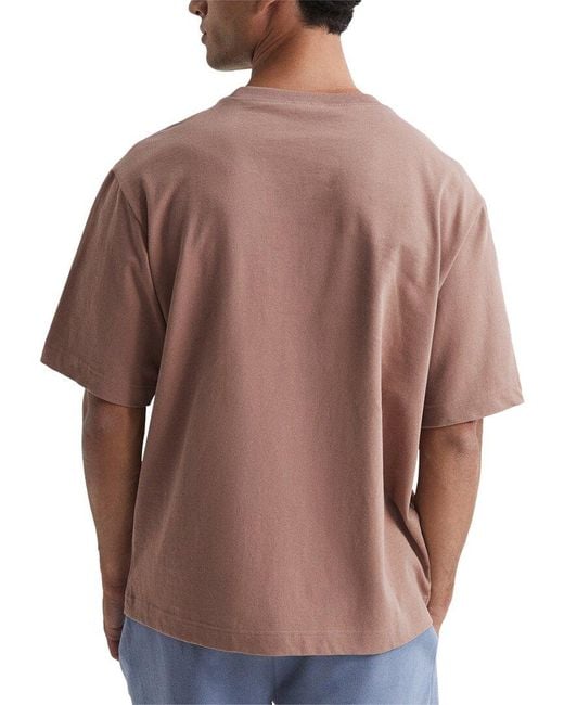 Reiss Multicolor Tate Oversized Garment Dye T-Shirt for men