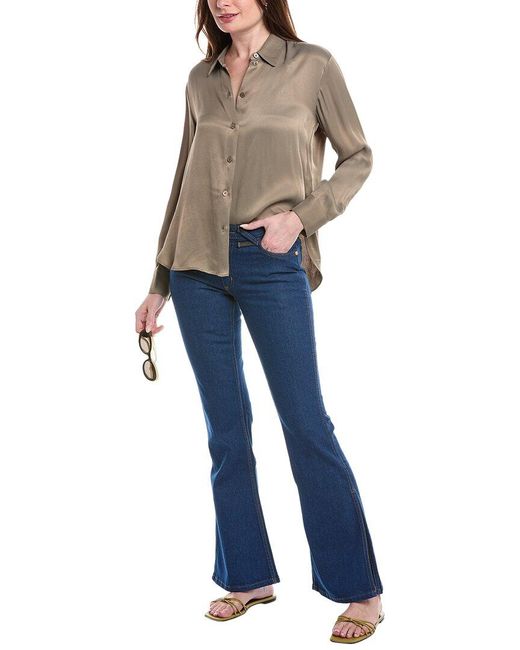 Staud Blue X Wrangler The Bikini Dark Rinse Jean