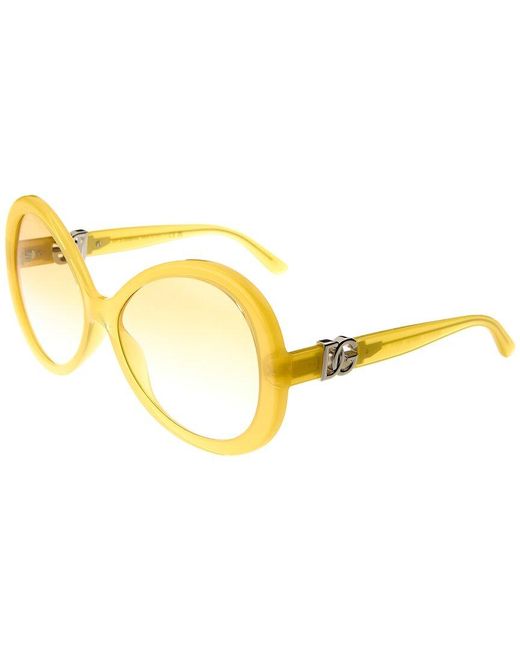 Dolce & Gabbana Metallic 60mm Sunglasses